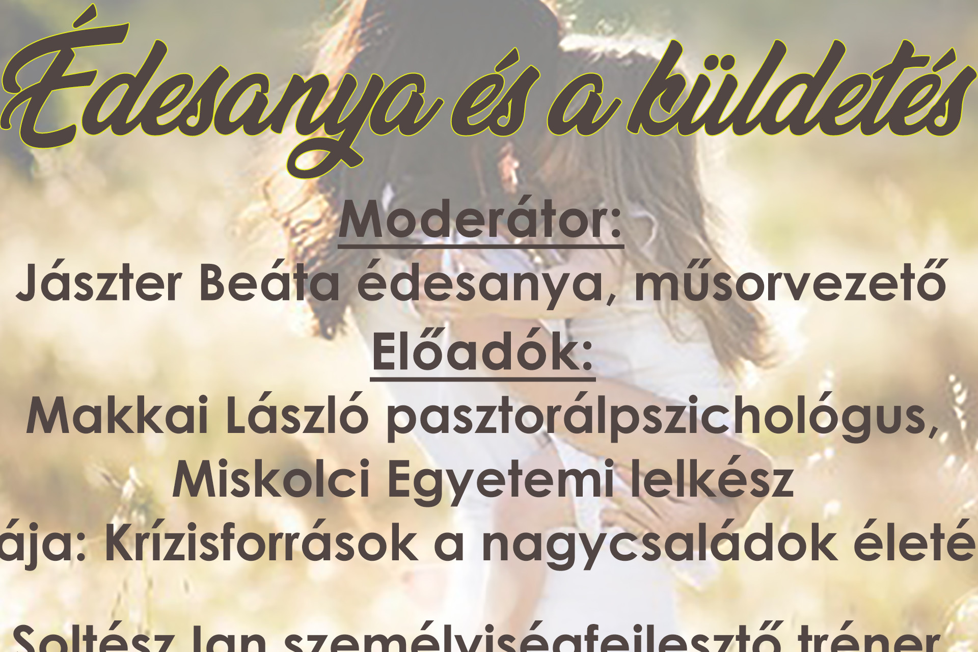 Édesanya minikonferencia